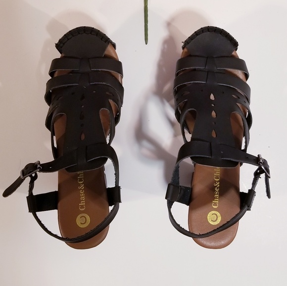 CHASE & CHLOE PLATFORM HEELS SIZE 8 - Picture 4 of 8